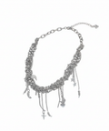 Eesha Silver Bead Neckpiece by CRUX