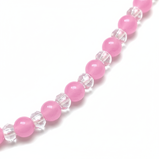 Fiona Pinky Bead Neckpiece by CRUX