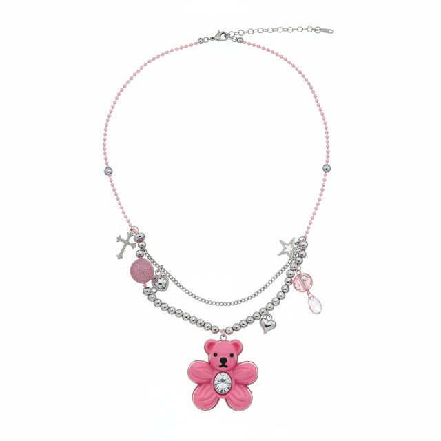 Ted Floral Gem Neckpiece by CRUX