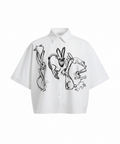 Line Art Short Sleeve Shirt by CRUX