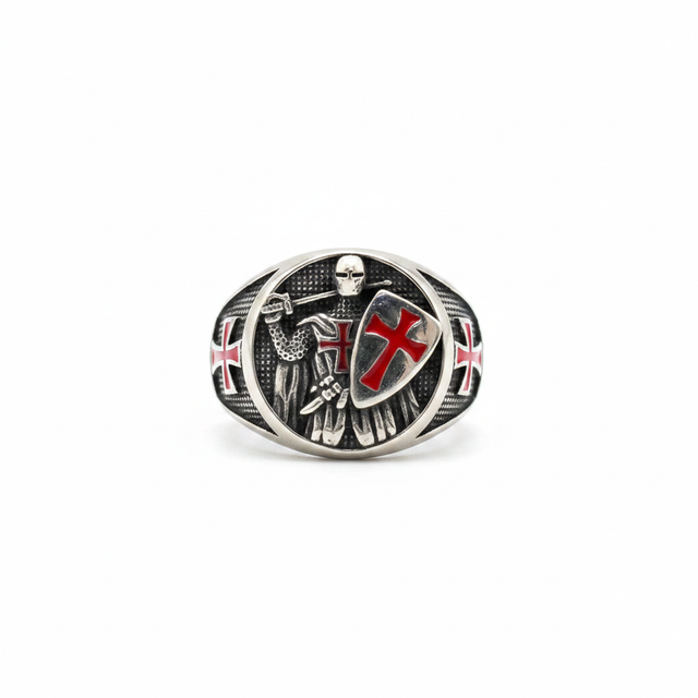Knight Shield Ring by CRUX
