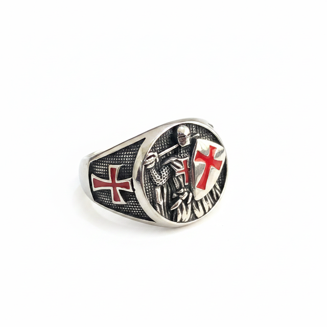 Knight Shield Ring by CRUX