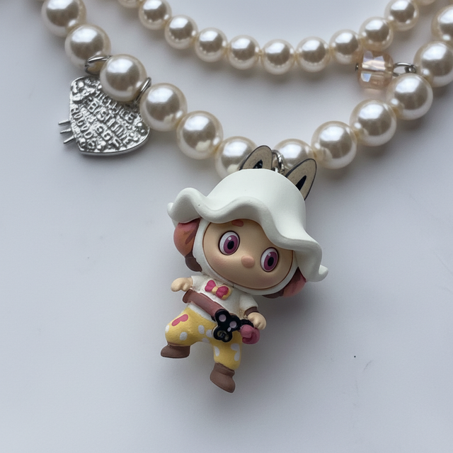 Labubu Pearl Neckpiece by CRUX