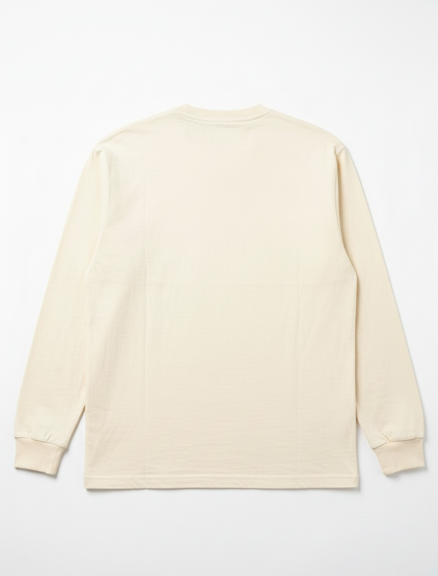 Plain back view with correct ribbed cuffs