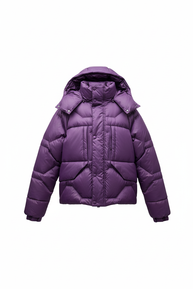 Purple Puff Jacket by CRUX