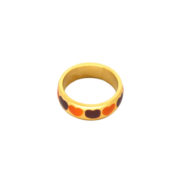 Hearts Gold Ring