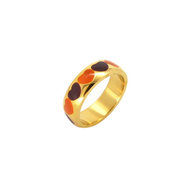 Hearts Gold Ring