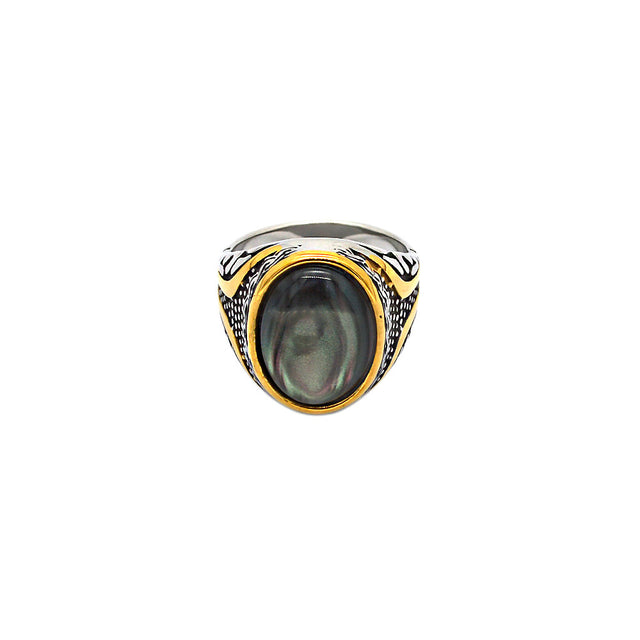 Onyx Gold Ring