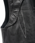 Yat Leather Vest by CRUX