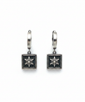 Chrome Frame Earring by ENO