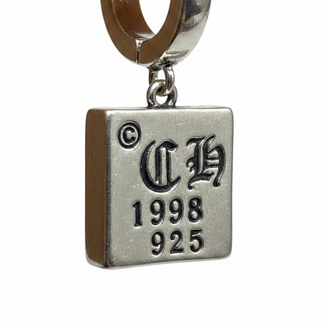 Chrome Frame Earring by ENO