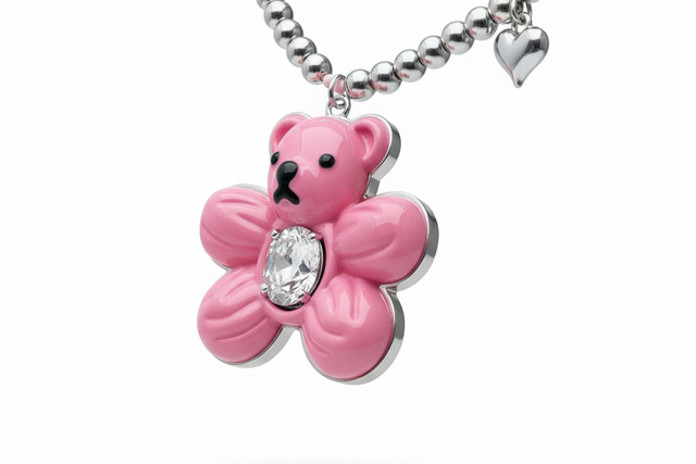 Ted Floral Gem Neckpiece by CRUX