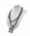 Grey Ted Bead Neckpiece by CRUX