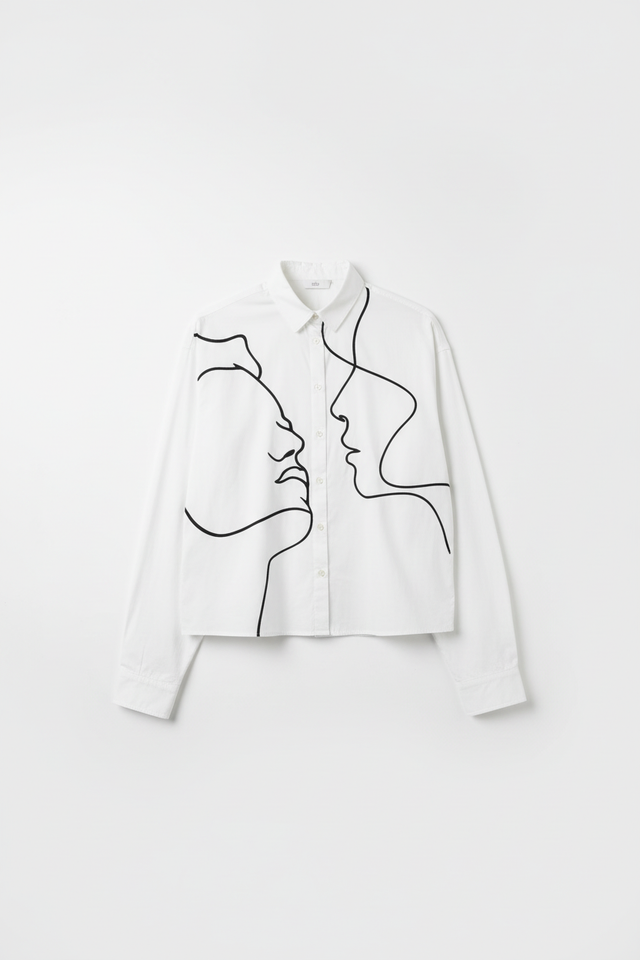 Line Art Shirt by CRUX