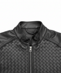 Woven Leather Jacket by CRUX