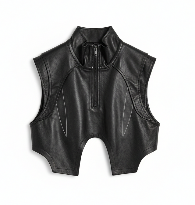 Yat Leather Vest by CRUX