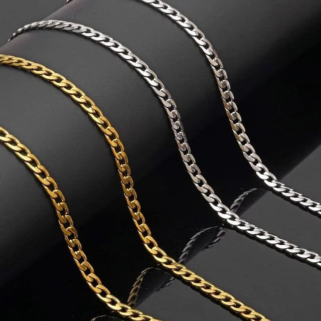 3MM CUBAN SILVER CHAIN