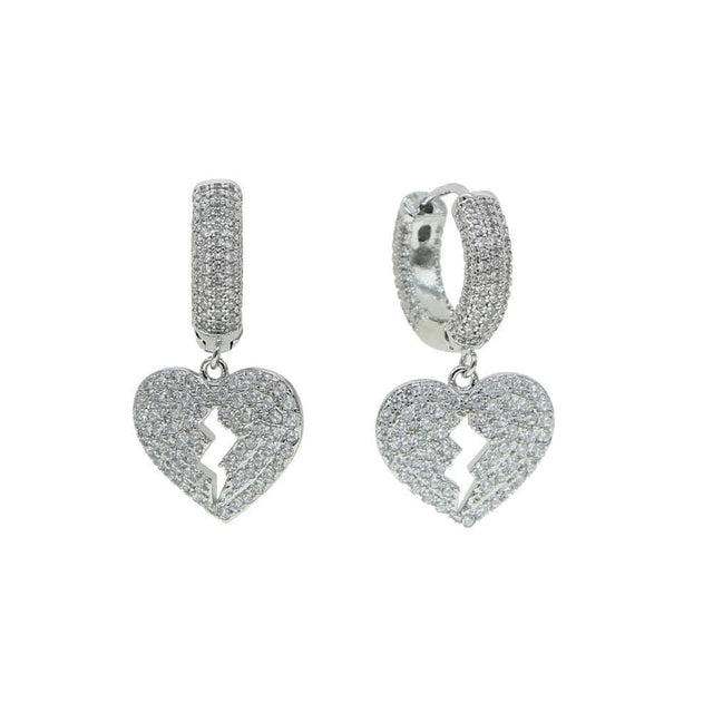 Broken Heart Earrings