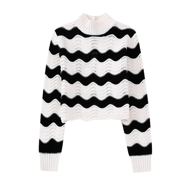 WAVE KNIT TOP