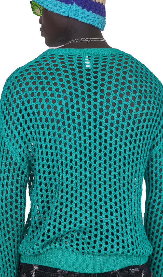 KNIT NET TOP
