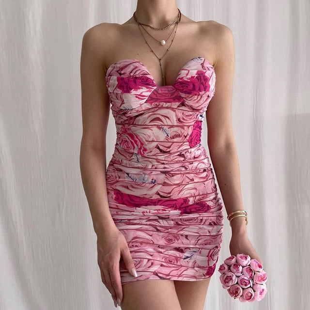 ROSE FLORAL DRESS