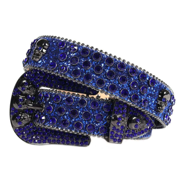 SKULL RHINESTONE BELT