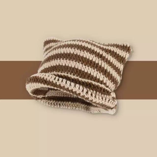STRIPE KNITTED  HATS