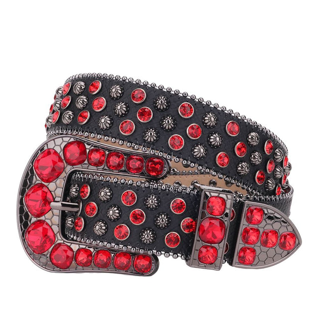 STUDD RHINESTONE BELT