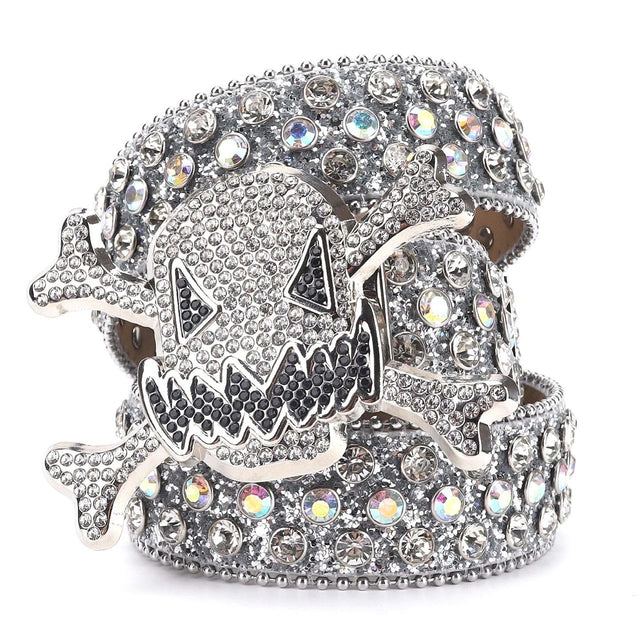 DANGER RHINESTONE BELT