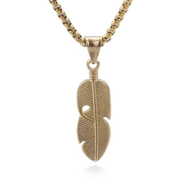 LEAF GOLD PENDANT